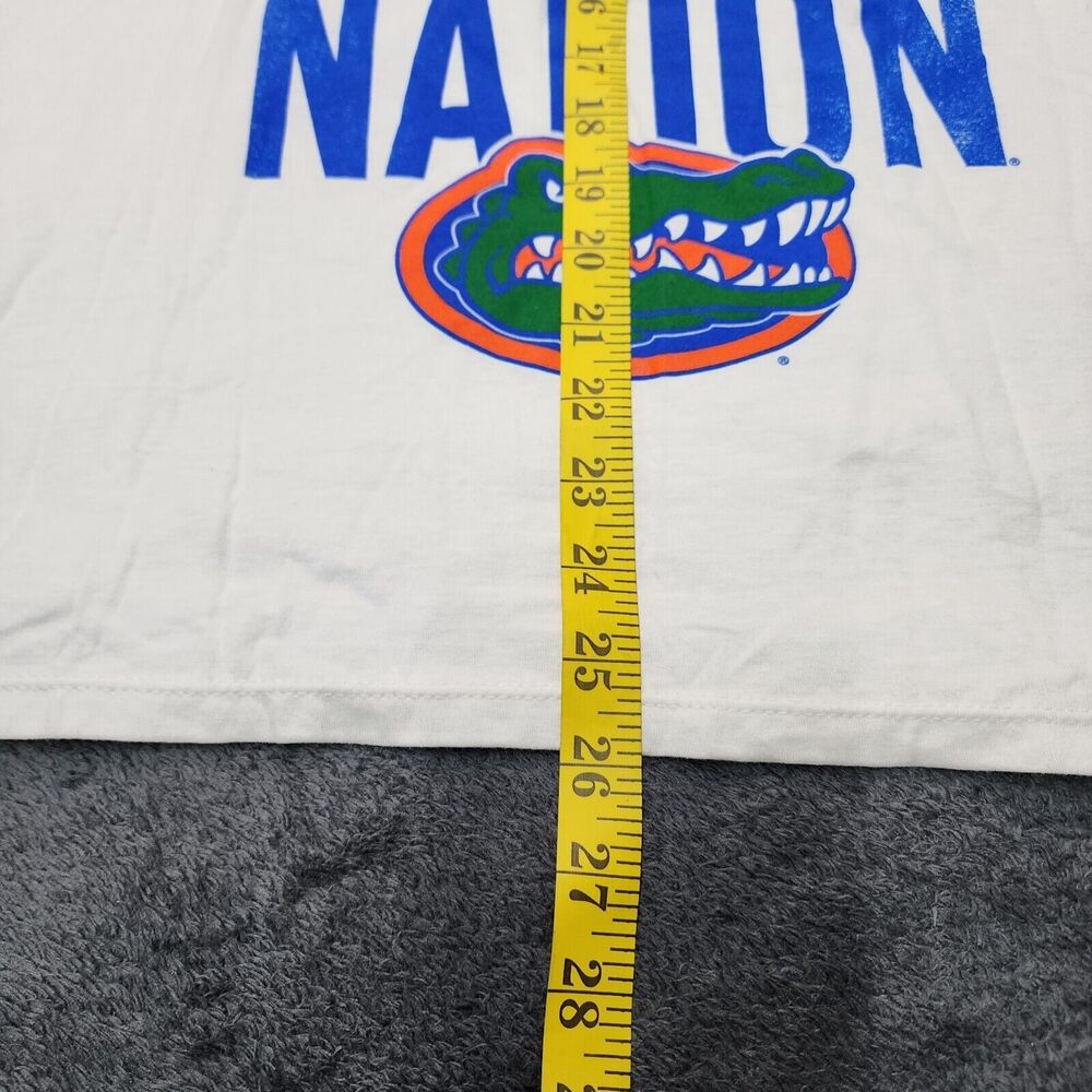 Russell Florida University "THE GATOR NATION" Women’s V-neck T-shirt Size L - Picture 9 of 11